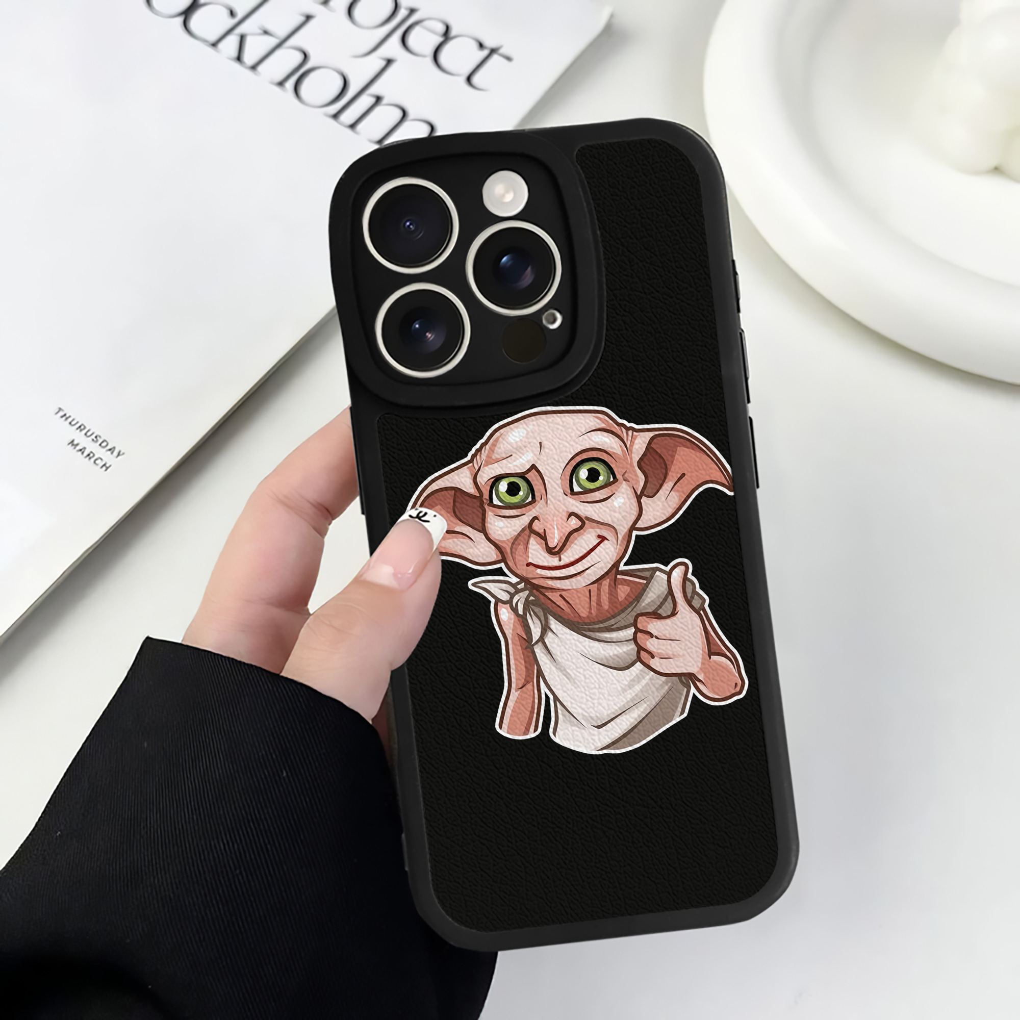 （画像用） Harry Potter ハリー・ポッターシリーズ 【iPhone 16シリーズ対応】シリコンスマホケース（レザー調） 材質：シリコン